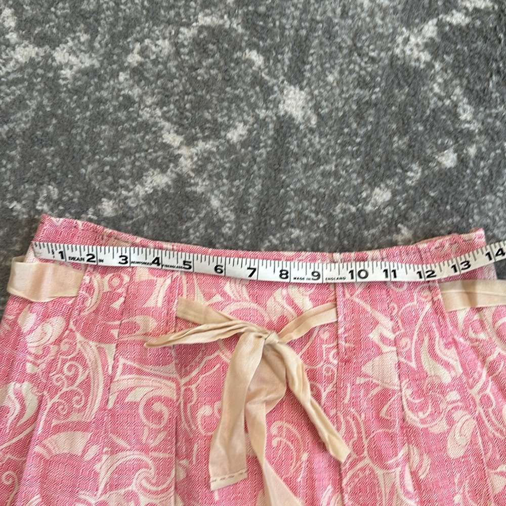 Elie Tahari Pink and white pleated skirt - Picture 15 of 16
